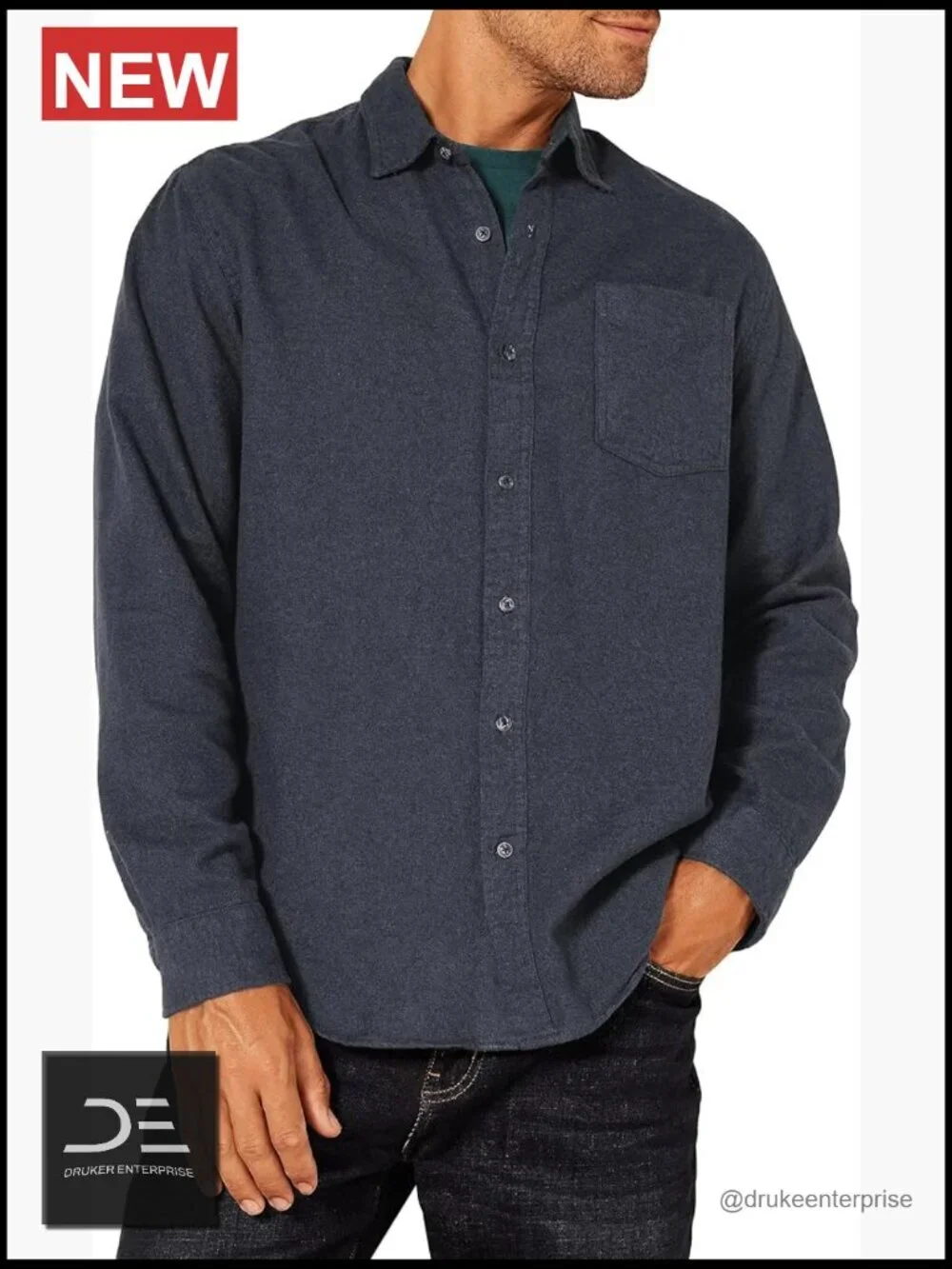 Men's Regular-Fit Long-Sleeve Flannel Shirt Big & Tall